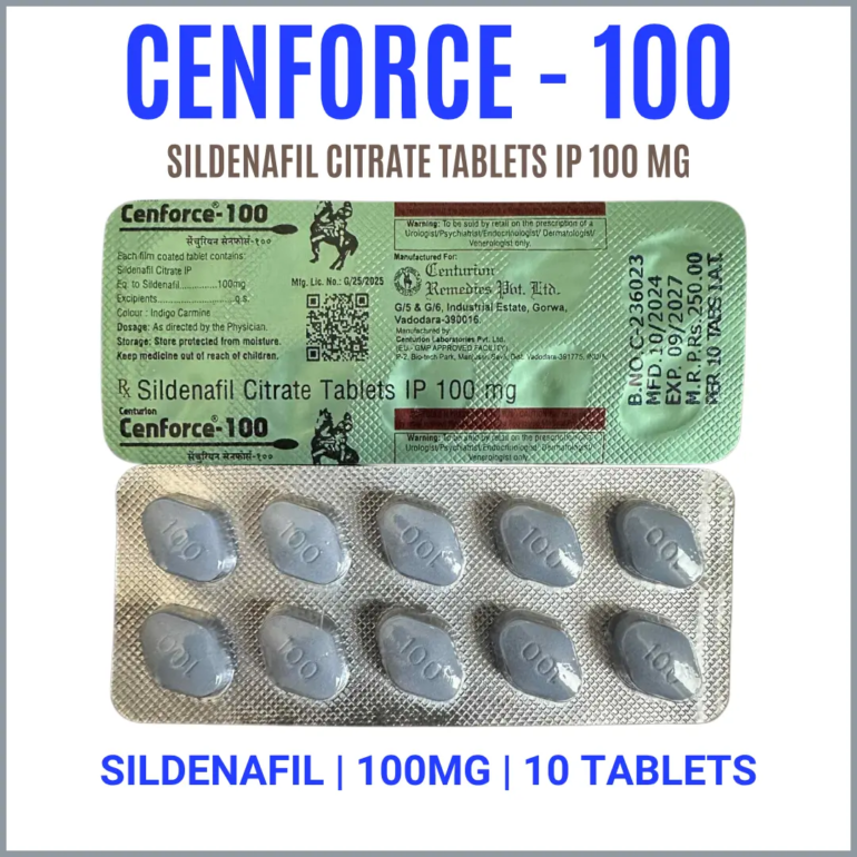 Buy Cenforce 100mg online – fast-acting ED tablets with Sildenafil Citrate. Trusted by thousands, discreet delivery, safe and effective results.
