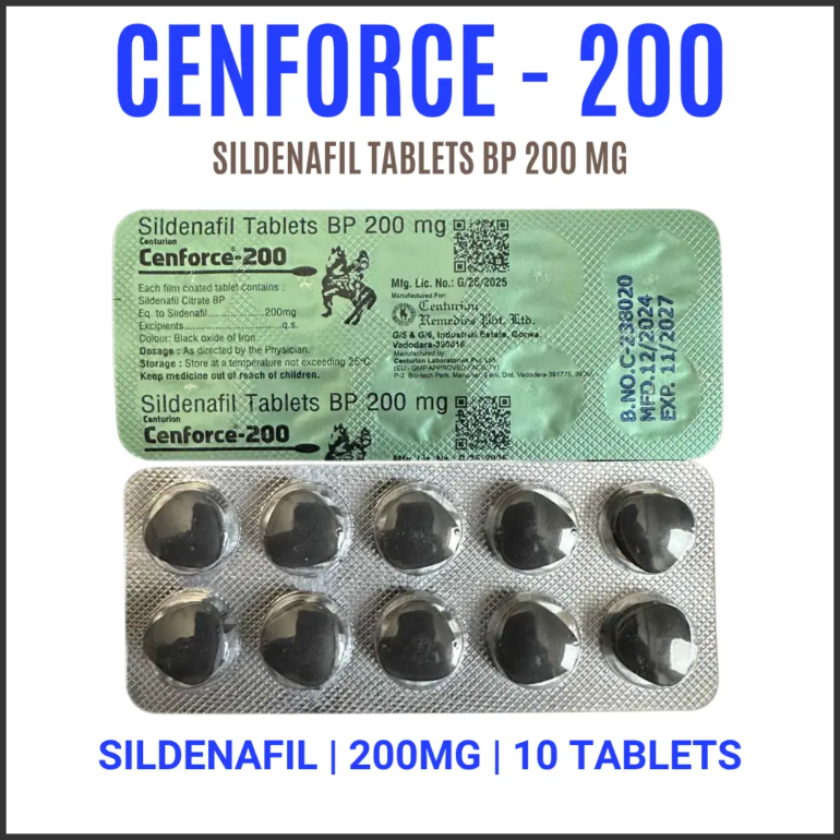 Buy Cenforce 200mg online – the most potent Sildenafil ED treatment. Designed for severe erectile dysfunction. Fast results, trusted quality, discreet shipping.
